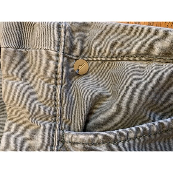 Anthropologie Pilcro Moss Green Pants Jeans Women's 35x29 Hyphen Fit Embroidered - Picture 5 of 14